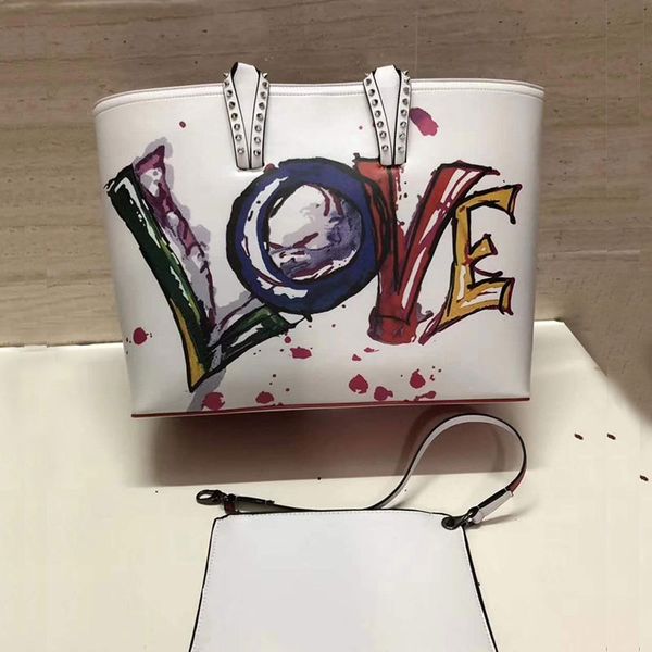 fashion women white black shoulder bag genuine leather rivets spikes bow crossbody tote handbags shopping setbag
fashion women white black shoulder bag genuine leather rivets spikes bow crossbody tote handbags shopping setbag