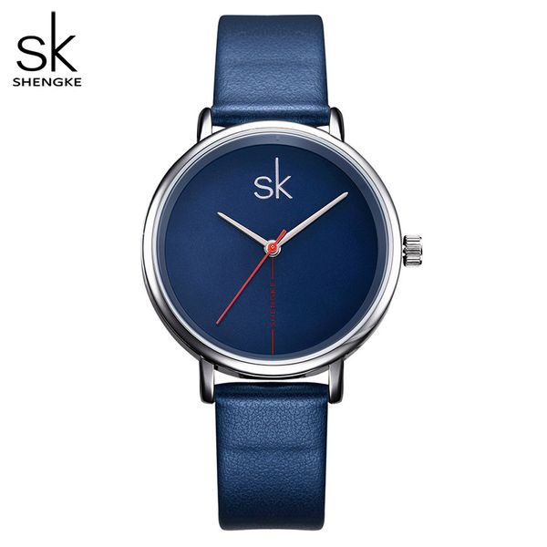 shengke women watch luxury brand business watch women clock leather navy simple fashion ladies relogio feminino 2020, Slivery;brown
shengke women watch luxury brand business watch women clock leather navy simple fashion ladies relogio feminino 2020, Slivery;brown