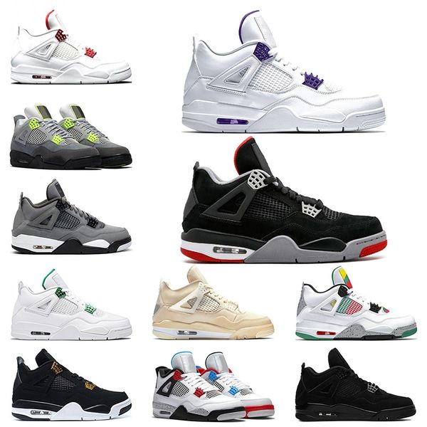 discount jumpman 4 4s mens trainers basketball shoes sail neon metallic purple red black cat athletics men sports sneakers size 40-47
discount jumpman 4 4s mens trainers basketball shoes sail neon metallic purple red black cat athletics men sports sneakers size 40-47