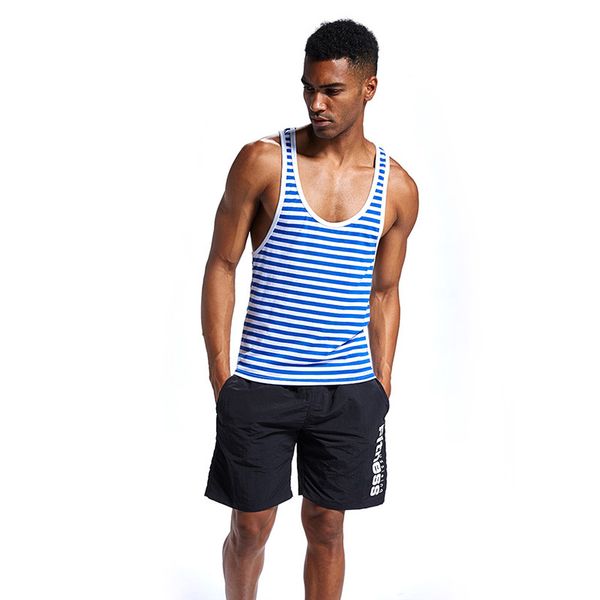 summer men sea spirit stripes casual pure cotton vest fitness large low u-neck i-shaped trend navy -40, White;black
summer men sea spirit stripes casual pure cotton vest fitness large low u-neck i-shaped trend navy -40, White;black