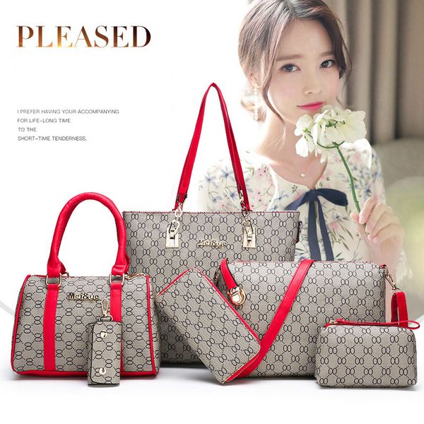 handbag women 6 set fashion pu leather ladies purses and handbags luxury vintage messenger shoulder bag designer
handbag women 6 set fashion pu leather ladies purses and handbags luxury vintage messenger shoulder bag designer