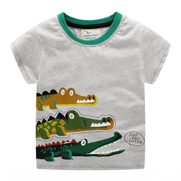 fashion boys' and girls' t-shirt clothes summer boys' and girls' clothes crocodile printed short-sleeved t-shirt, Blue
fashion boys' and girls' t-shirt clothes summer boys' and girls' clothes crocodile printed short-sleeved t-shirt, Blue