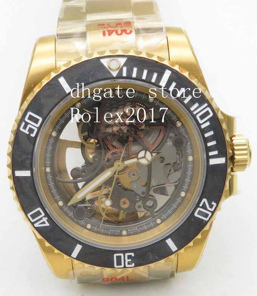mens vr factory 3130 automatic movement black uni-directional diver ceramic bezel 18k yellow gold stainless steel 904l skeleton dial watch, Slivery;brown
mens vr factory 3130 automatic movement black uni-directional diver ceramic bezel 18k yellow gold stainless steel 904l skeleton dial watch, Slivery;brown