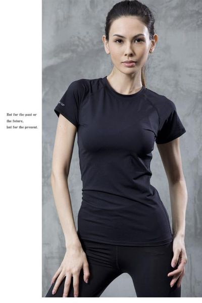 women professional yoga sport t shirt short sleeves hygroscopic quick dry fitness elastic t-shirt women shirts, Black;blue
women professional yoga sport t shirt short sleeves hygroscopic quick dry fitness elastic t-shirt women shirts, Black;blue