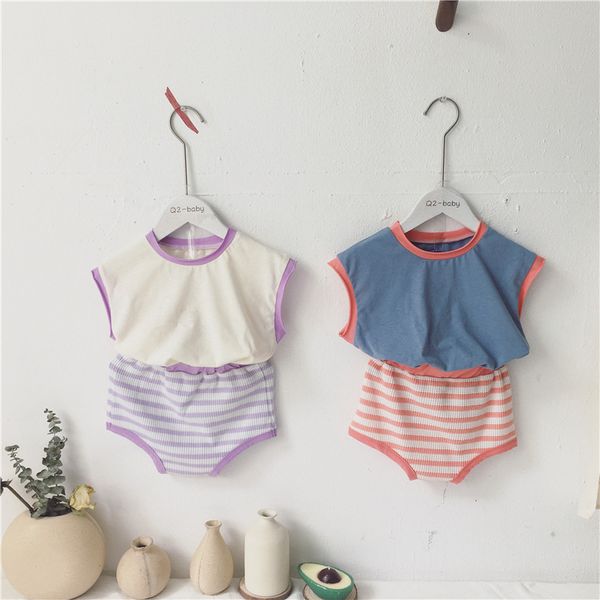 clothing sets born baby clothes set summer korean fashion sleeveless cotton t shirt+stripe pp bloomer 2pcs boys girls tracksuit outfit, White
clothing sets born baby clothes set summer korean fashion sleeveless cotton t shirt+stripe pp bloomer 2pcs boys girls tracksuit outfit, White