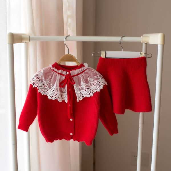 kids designer clothes girls girls sweater dress set korean childrens long-sleeved knitted cardigan sweater skirt two-piece autumn and winter, White
kids designer clothes girls girls sweater dress set korean childrens long-sleeved knitted cardigan sweater skirt two-piece autumn and winter, White
