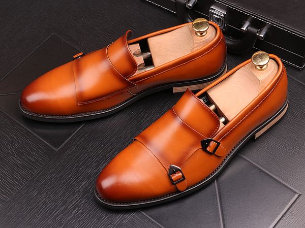 men's fashion brown party wedding shoe pointed toe flats nightclub stage shoes loafers male british style wild breathable shoes, Black
men's fashion brown party wedding shoe pointed toe flats nightclub stage shoes loafers male british style wild breathable shoes, Black