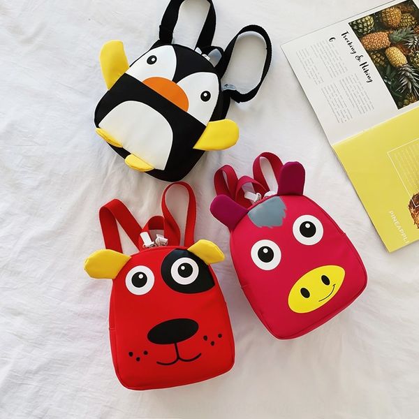 korean style children's backpack boy and girl children's kindergarten backpack bag letter baby cartoon pig penguin decorative bag
korean style children's backpack boy and girl children's kindergarten backpack bag letter baby cartoon pig penguin decorative bag