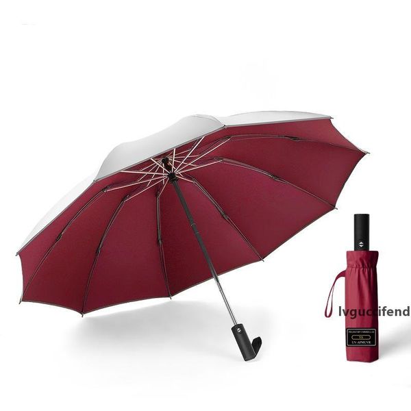 uv protection automatic reverse umbrella ten bone vinyl umbrella folding umbrella rain cabinet men and women dual-use double t200117
uv protection automatic reverse umbrella ten bone vinyl umbrella folding umbrella rain cabinet men and women dual-use double t200117