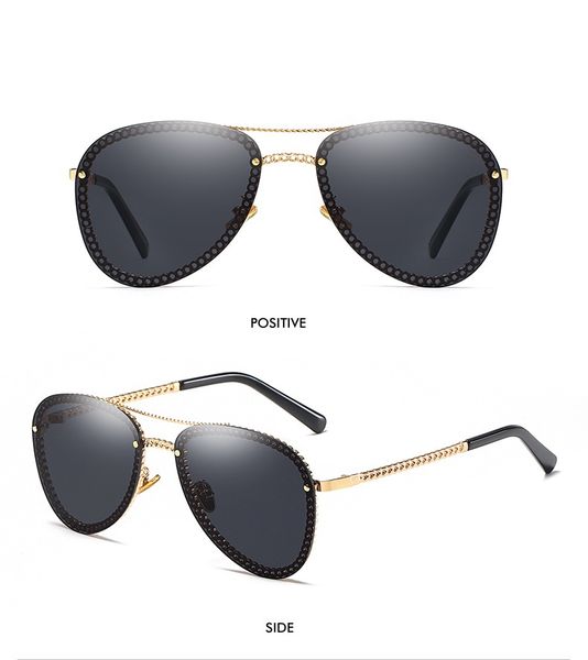 metal chain design sunglasses men women fashion sun glasses eyewear glass lenses classic sunglasses, White;black
metal chain design sunglasses men women fashion sun glasses eyewear glass lenses classic sunglasses, White;black