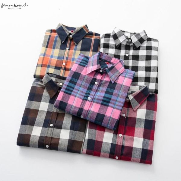 women plaid blouses shirts 2020 women college style long sleeve blouse casual flannel plaid shirt female plus size regular clothes, White
women plaid blouses shirts 2020 women college style long sleeve blouse casual flannel plaid shirt female plus size regular clothes, White