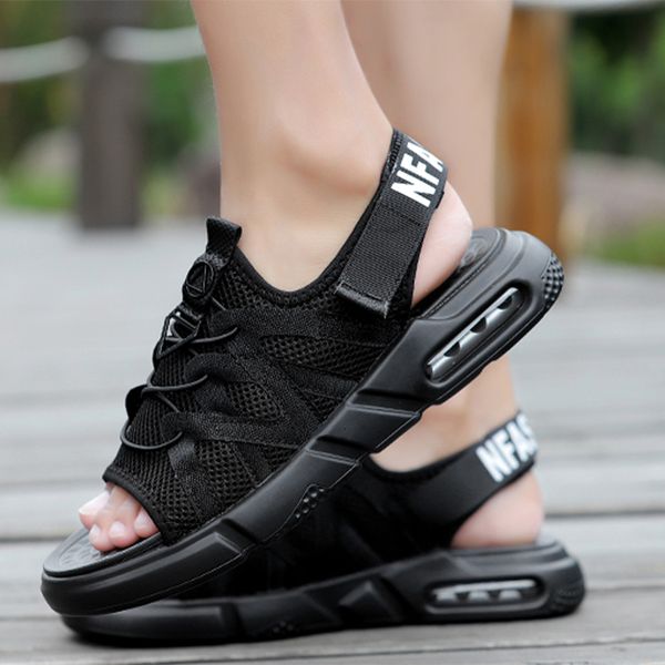 2020 gentlemen summer cushion hook loop sandals men fashion breathable men shoes casual beach shoes slippers plus size, Black
2020 gentlemen summer cushion hook loop sandals men fashion breathable men shoes casual beach shoes slippers plus size, Black