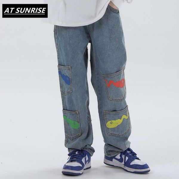 men's jeans funny printed multi-pocket casual baggy denim hip hop streetwear pants men fashion punk rock trousers male blue
men's jeans funny printed multi-pocket casual baggy denim hip hop streetwear pants men fashion punk rock trousers male blue