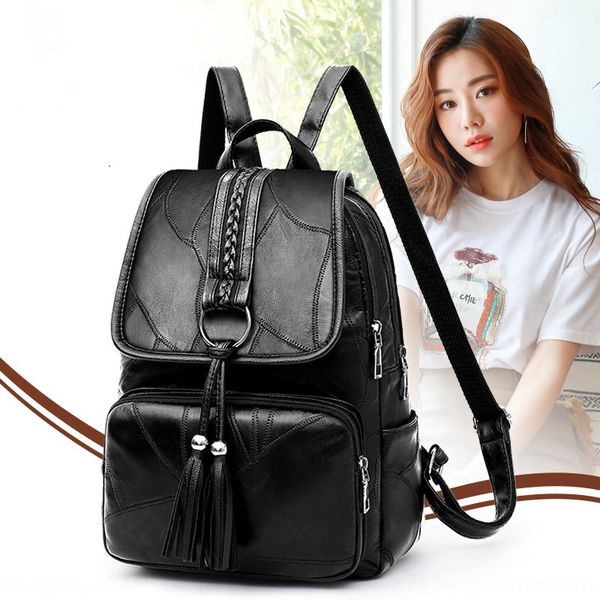 real leather 2020 new korean fashion tassel all-match travel large capacity sheepskin backpack mosaic backpack
real leather 2020 new korean fashion tassel all-match travel large capacity sheepskin backpack mosaic backpack