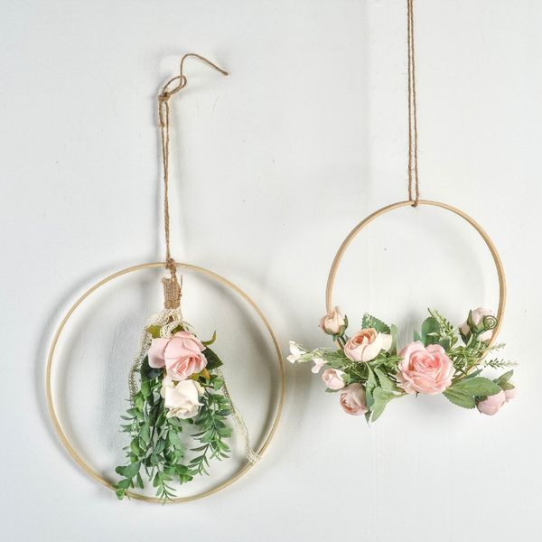 wall-mounted bamboo wreath not fade garland artificial flower hanging ring decorative props living room porch wedding home decor
wall-mounted bamboo wreath not fade garland artificial flower hanging ring decorative props living room porch wedding home decor