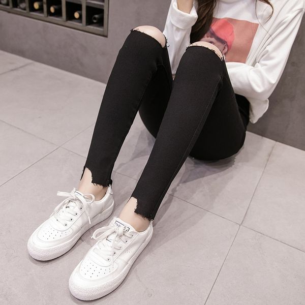 cuouw flower room ting 2019 leggings women's new korean style all-match pants tight pantshigh waist tight hole skinny skinny leggings t, Black
cuouw flower room ting 2019 leggings women's new korean style all-match pants tight pantshigh waist tight hole skinny skinny leggings t, Black