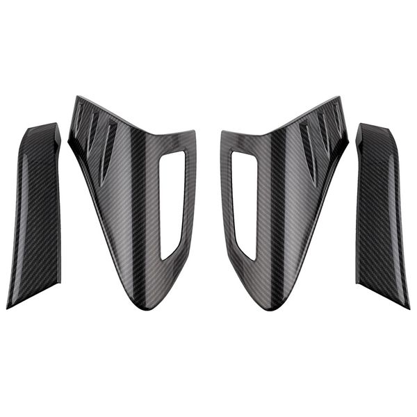 4pcs carbon fiber style rear tail light back lamp cover body trim for toyota chr 2018
4pcs carbon fiber style rear tail light back lamp cover body trim for toyota chr 2018