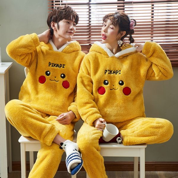 coral fleece couple pajamas female warm home clothes thickened velvet warm flannel plush winter men's home clothes female, Blue;red
coral fleece couple pajamas female warm home clothes thickened velvet warm flannel plush winter men's home clothes female, Blue;red