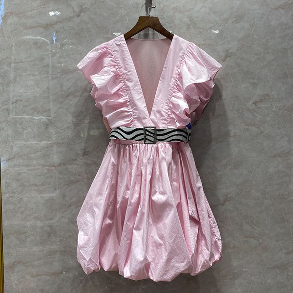 100% cotton deep v-neck ruffle dress women fashion pleated diamond belt temperament sleeveless high waisted tutu dresses summer, Black;gray
100% cotton deep v-neck ruffle dress women fashion pleated diamond belt temperament sleeveless high waisted tutu dresses summer, Black;gray