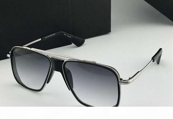 116 light gray lens gold black matte frame sunglasses sonnenbrille for men vintage glasses new with box fashion and high quality, White;black
116 light gray lens gold black matte frame sunglasses sonnenbrille for men vintage glasses new with box fashion and high quality, White;black