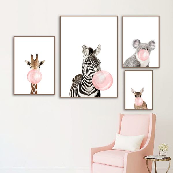 zebra giraffe deer koala animals bubbles wall art canvas painting nordic posters and prints wall pictures for living room decor
zebra giraffe deer koala animals bubbles wall art canvas painting nordic posters and prints wall pictures for living room decor