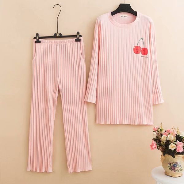 korean style long-sleeved women's cotton plus-fat extra-large casual pothole home suit simple and outdoor wear pajamas pajamas, Blue;red
korean style long-sleeved women's cotton plus-fat extra-large casual pothole home suit simple and outdoor wear pajamas pajamas, Blue;red