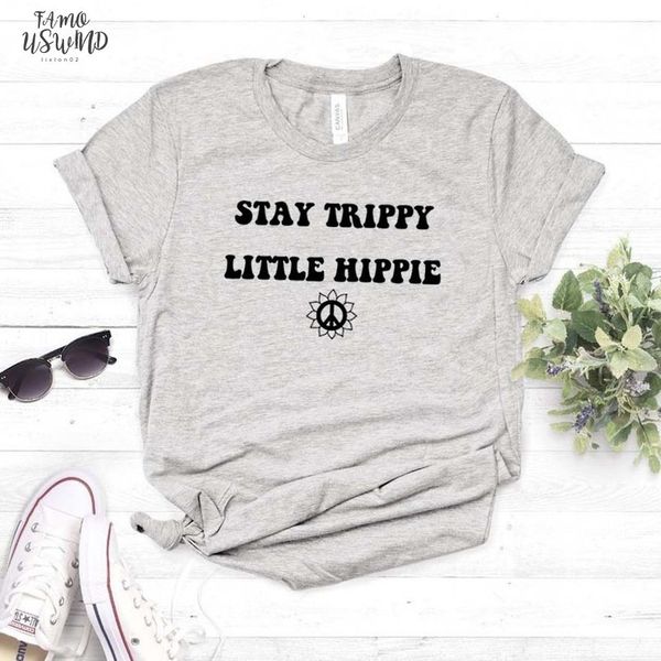 stay trippy little hippie women tshirt cotton casual funny t shirt for lady girl tee hipster drop ship short na 146, White
stay trippy little hippie women tshirt cotton casual funny t shirt for lady girl tee hipster drop ship short na 146, White
