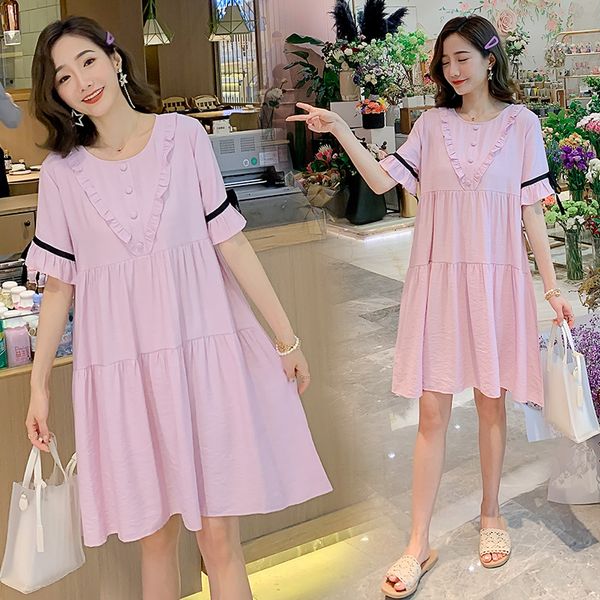 maternity dresses pregnant woman cotton linen dress in the long loose summer fashion pow, White
maternity dresses pregnant woman cotton linen dress in the long loose summer fashion pow, White