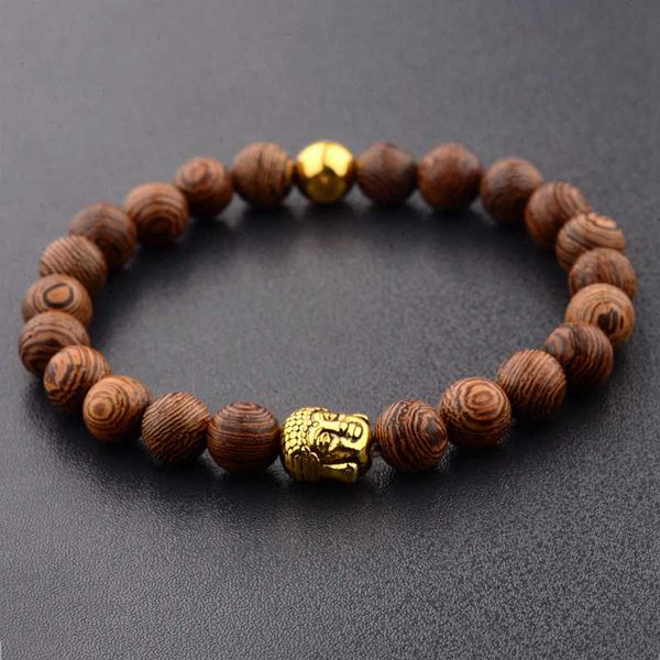 8mm buddha wood beads women gold strand bracelets charm meditation silver color charm lucky bracelet men, Black
8mm buddha wood beads women gold strand bracelets charm meditation silver color charm lucky bracelet men, Black