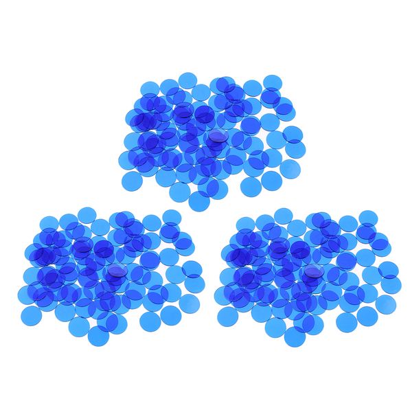 300x professional bingo game transparent color counters plastic marker blue 
300x professional bingo game transparent color counters plastic marker blue
