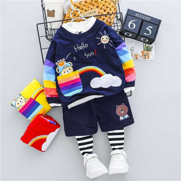 hylkidhuose inafnt newborn clothing sets autumn baby boys girls clothes cartoon bear t shirt stripe pants kids children costume, White
hylkidhuose inafnt newborn clothing sets autumn baby boys girls clothes cartoon bear t shirt stripe pants kids children costume, White
