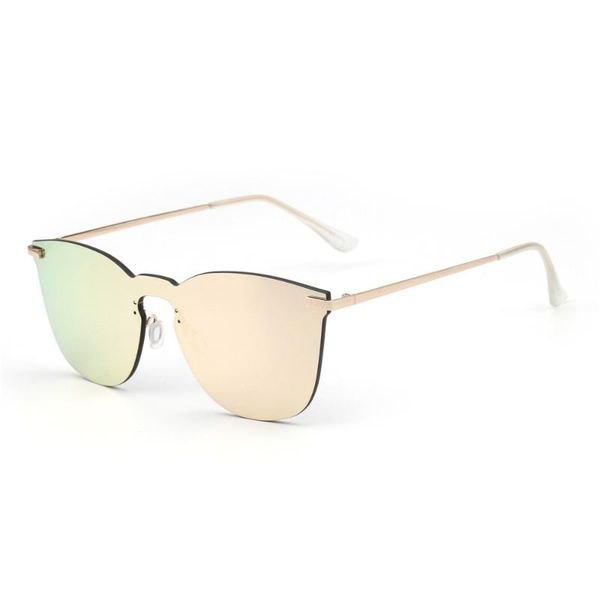 glindar vintage women sunglasses fashion round rimless pink mirror sun glasses for women uv400, White;black
glindar vintage women sunglasses fashion round rimless pink mirror sun glasses for women uv400, White;black