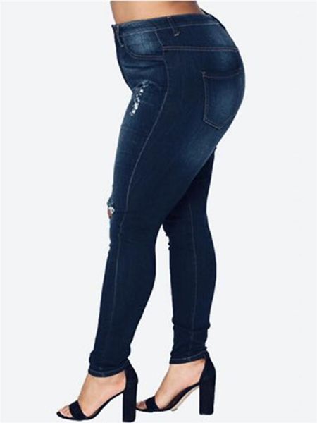 waist ripped hole designer jeans new women pencil pants plus size women stretchy jeans casual high, Blue
waist ripped hole designer jeans new women pencil pants plus size women stretchy jeans casual high, Blue