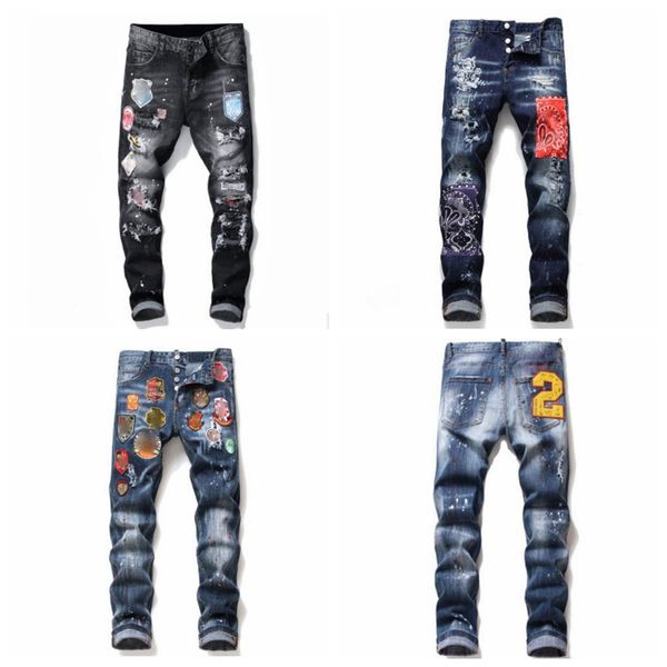 mens rips stretch black jeans fashion slim fit washed motocycle denim pants panelled hip hop trousers g105, Blue
mens rips stretch black jeans fashion slim fit washed motocycle denim pants panelled hip hop trousers g105, Blue