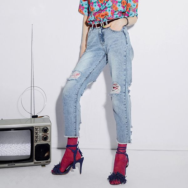 sky blue frayed denim bottoms streetwear hole straight mid waist femme jeans summer fashion ripped jeans for women
sky blue frayed denim bottoms streetwear hole straight mid waist femme jeans summer fashion ripped jeans for women
