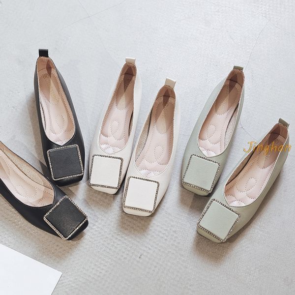2020 new style spring summer women's shoes antique square lady flats comfortable breathable leather shoes fashion women's flats, Black
2020 new style spring summer women's shoes antique square lady flats comfortable breathable leather shoes fashion women's flats, Black