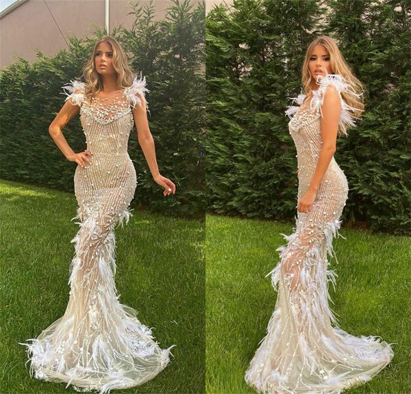 gorgeous mermaid wedding dresses jewel neck appliqued lace ruched wedding gown sweep train feather bridal gown vestidos de novia, White
gorgeous mermaid wedding dresses jewel neck appliqued lace ruched wedding gown sweep train feather bridal gown vestidos de novia, White