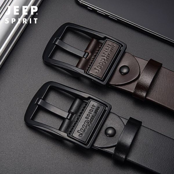 network jeepspirit pin buckle pure cowhide men's belt head layer pin casual pants casual pants belt young people's fashion, Black;brown
network jeepspirit pin buckle pure cowhide men's belt head layer pin casual pants casual pants belt young people's fashion, Black;brown
