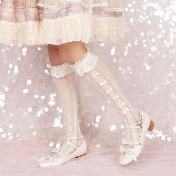 noble new beautiful small bow decorative girl lace mid-tube medium lace socks luo lita soft girl stacked socks, Pink;yellow
noble new beautiful small bow decorative girl lace mid-tube medium lace socks luo lita soft girl stacked socks, Pink;yellow