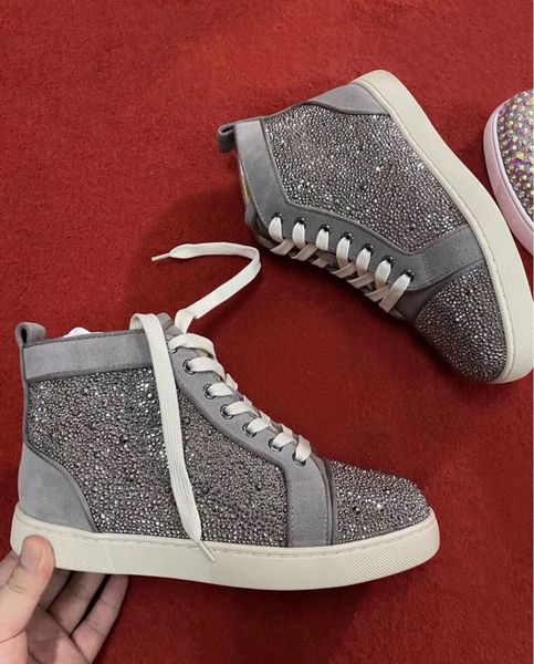 brand fashion luxury designer men perfect sneakers men's red bottom shoes strass men casual flat outdoor women sports party wedding sh, Black
brand fashion luxury designer men perfect sneakers men's red bottom shoes strass men casual flat outdoor women sports party wedding sh, Black