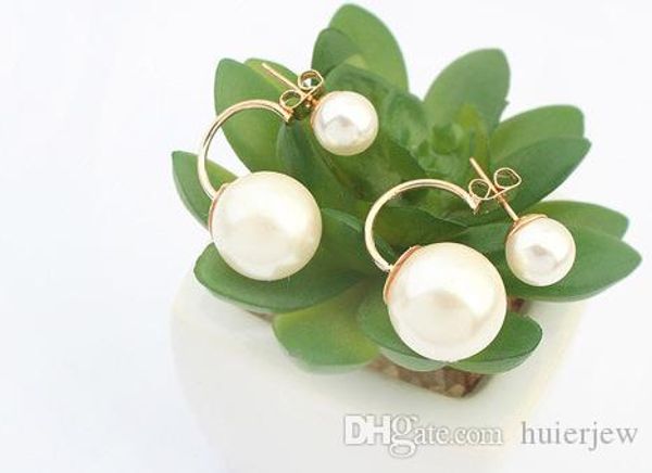 pearl earings fashion pretty wholesale china channel jewelry korean double pearls earrings bridal gold earrings big candy ball stud earings, Golden;silver 
pearl earings fashion pretty wholesale china channel jewelry korean double pearls earrings bridal gold earrings big candy ball stud earings, Golden;silver