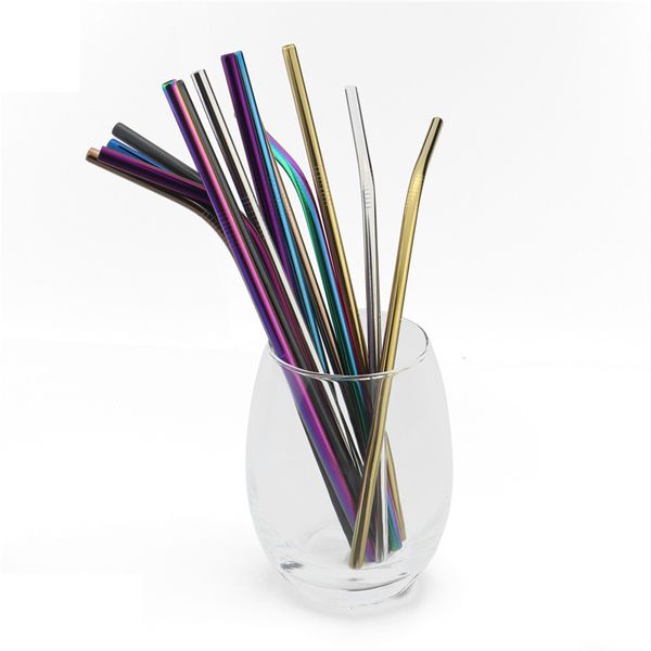 6*215mm 304 stainless steel straw reusable drinking straws colorful metal straw cleaning brush home party wedding bar drinking tools barware
6*215mm 304 stainless steel straw reusable drinking straws colorful metal straw cleaning brush home party wedding bar drinking tools barware