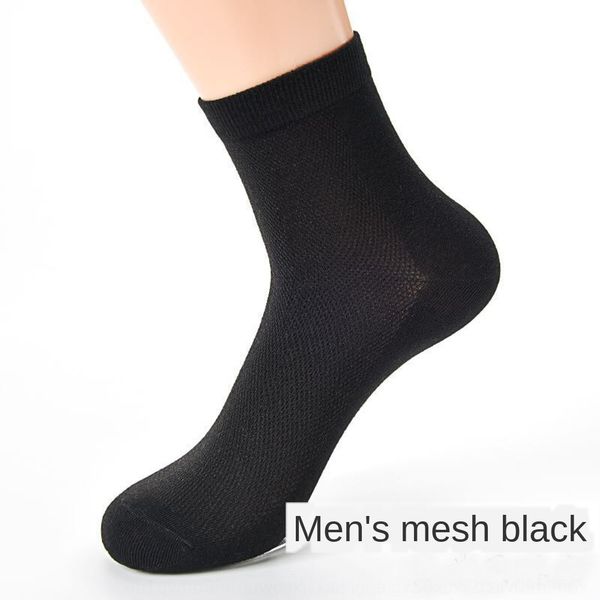 summer men's thin cotton mid tube skin care mesh all cotton socks solid color breathable sweat-absorbent mesh socks, Black
summer men's thin cotton mid tube skin care mesh all cotton socks solid color breathable sweat-absorbent mesh socks, Black