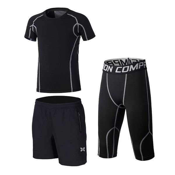 niños corriendo establece ropa de fútbol fitness mallas camisetas pantalones leggings chándales de baloncesto kits sportswea, Black;blue 
niños corriendo establece ropa de fútbol fitness mallas camisetas pantalones leggings chándales de baloncesto kits sportswea, Black;blue
