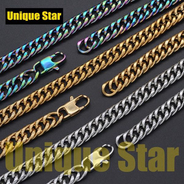 2pcs/lot 100% stainless steel miami cuban chains for men women wholesale hip hop jewelry necklace chain trendy men's necklaces, Silver
2pcs/lot 100% stainless steel miami cuban chains for men women wholesale hip hop jewelry necklace chain trendy men's necklaces, Silver