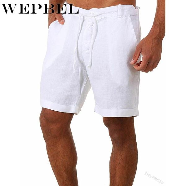 wepbel casual short pants solid color new fashion men summer drawstring elastic waist comfy cotton linen shorts, White;black
wepbel casual short pants solid color new fashion men summer drawstring elastic waist comfy cotton linen shorts, White;black