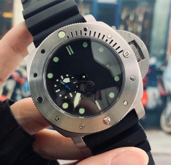 pam luxury men watches automatic movement 44mm rubber strap men waterproof wristwatches casual wristwatches men stainless steel watches, Slivery;brown
pam luxury men watches automatic movement 44mm rubber strap men waterproof wristwatches casual wristwatches men stainless steel watches, Slivery;brown