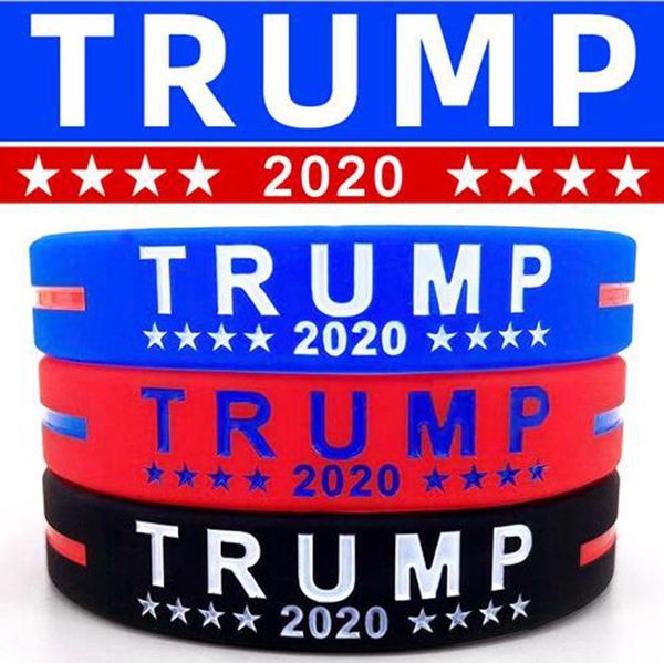dhl ship trump silicone wristband rubber support bracelets bangles make america great donald trump 2020 jewelry party favor
dhl ship trump silicone wristband rubber support bracelets bangles make america great donald trump 2020 jewelry party favor
