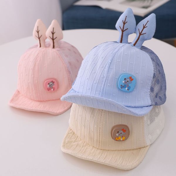 bida children's cartoon deer breathable cap net hat new baby cap baby sun hat fashion, Blue;gray
bida children's cartoon deer breathable cap net hat new baby cap baby sun hat fashion, Blue;gray