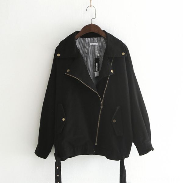 338-0054 korean style fashionable spring women motorcycle jacket's lapel side zipper belt short motorcycle jacket jacket for women, Tan;black
338-0054 korean style fashionable spring women motorcycle jacket's lapel side zipper belt short motorcycle jacket jacket for women, Tan;black